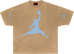 RISEN ONE Tan & Carolina Blue T-Shirt